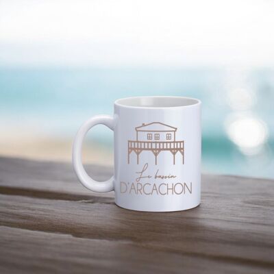 Mug, "Cabane tchanqué" (Linen)