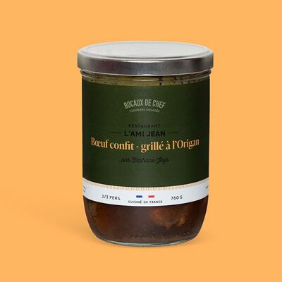 Manzo candito e grigliato con origano