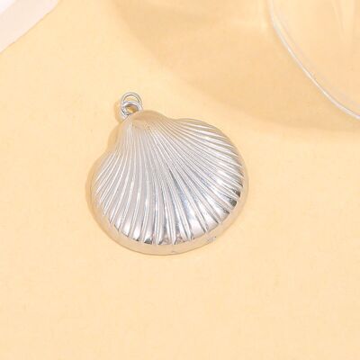Set di 3 pendenti in conchiglia d'argento spessa