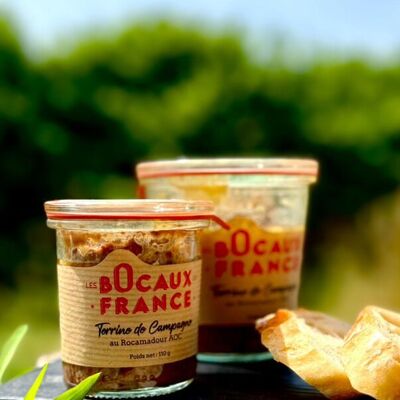 Rocamadour AOC Terrine – Goat’s cheese & pork from the South West (110 g / 210 g)