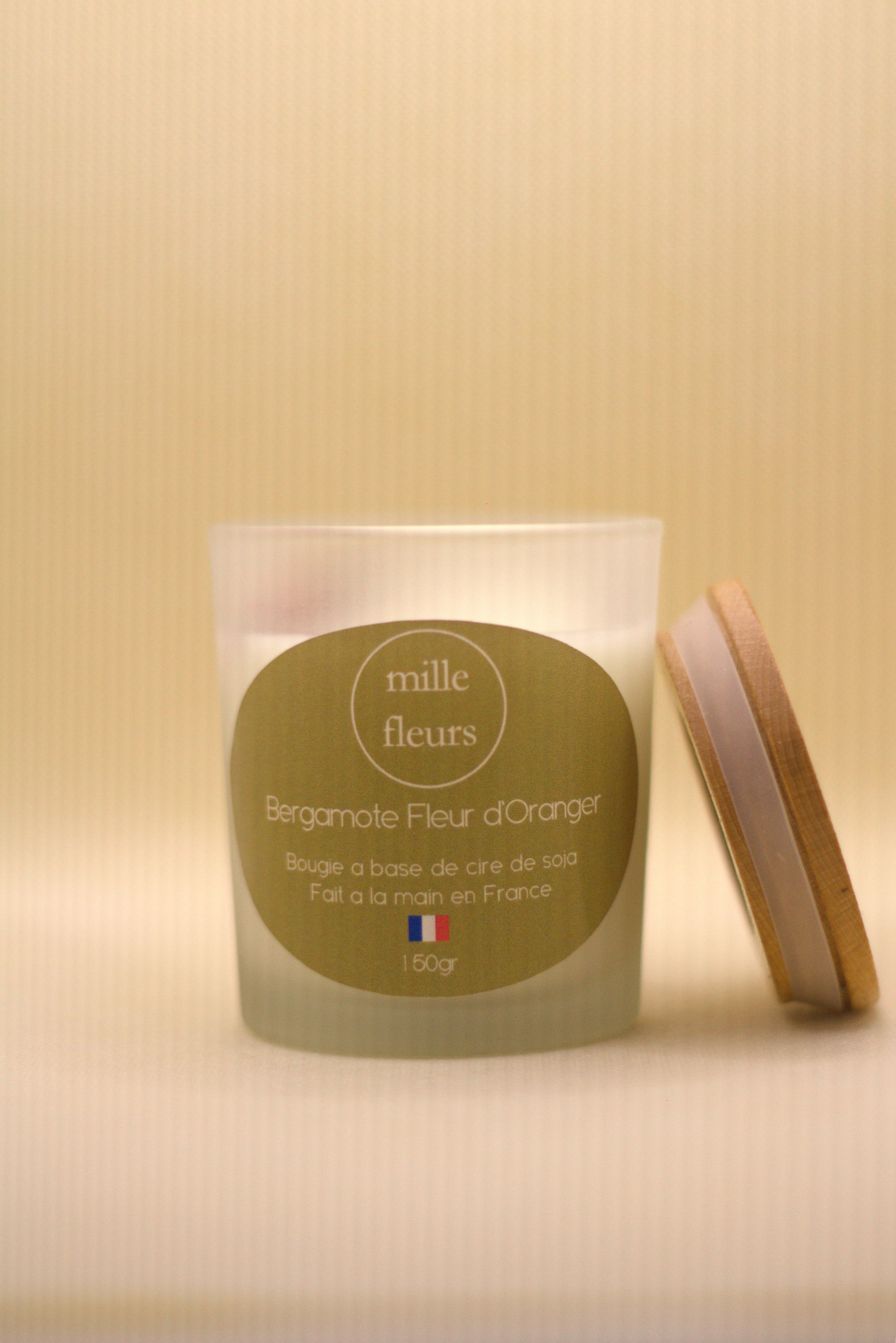 Bergamot Orange Blossom Vegetable Scented Candle