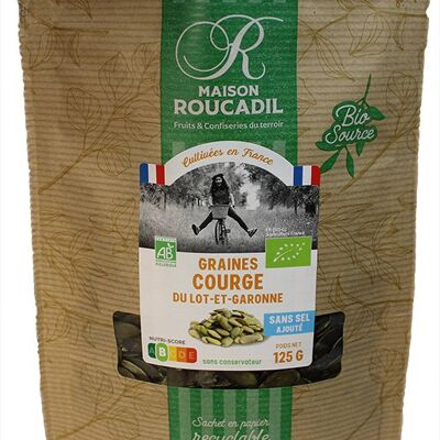 Graines de courge Bio - sachet 125g