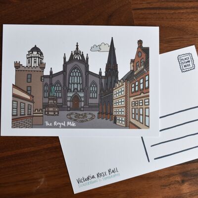 Postal de la Royal Mile