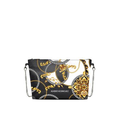 DIVA BAG BLACK ROYAL WHITE