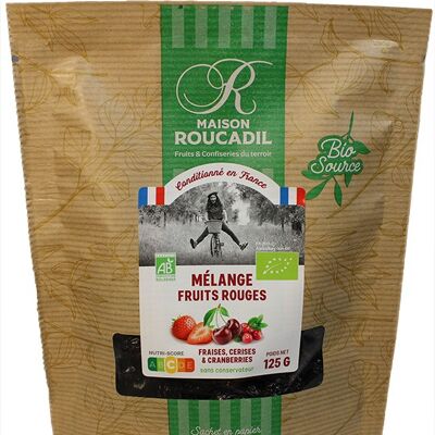 Organic red fruit mixes - 125g bag
