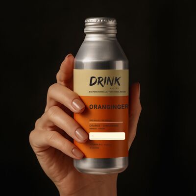 PACK 12 AGUAS BEBIDAS NARANJA - 470ml