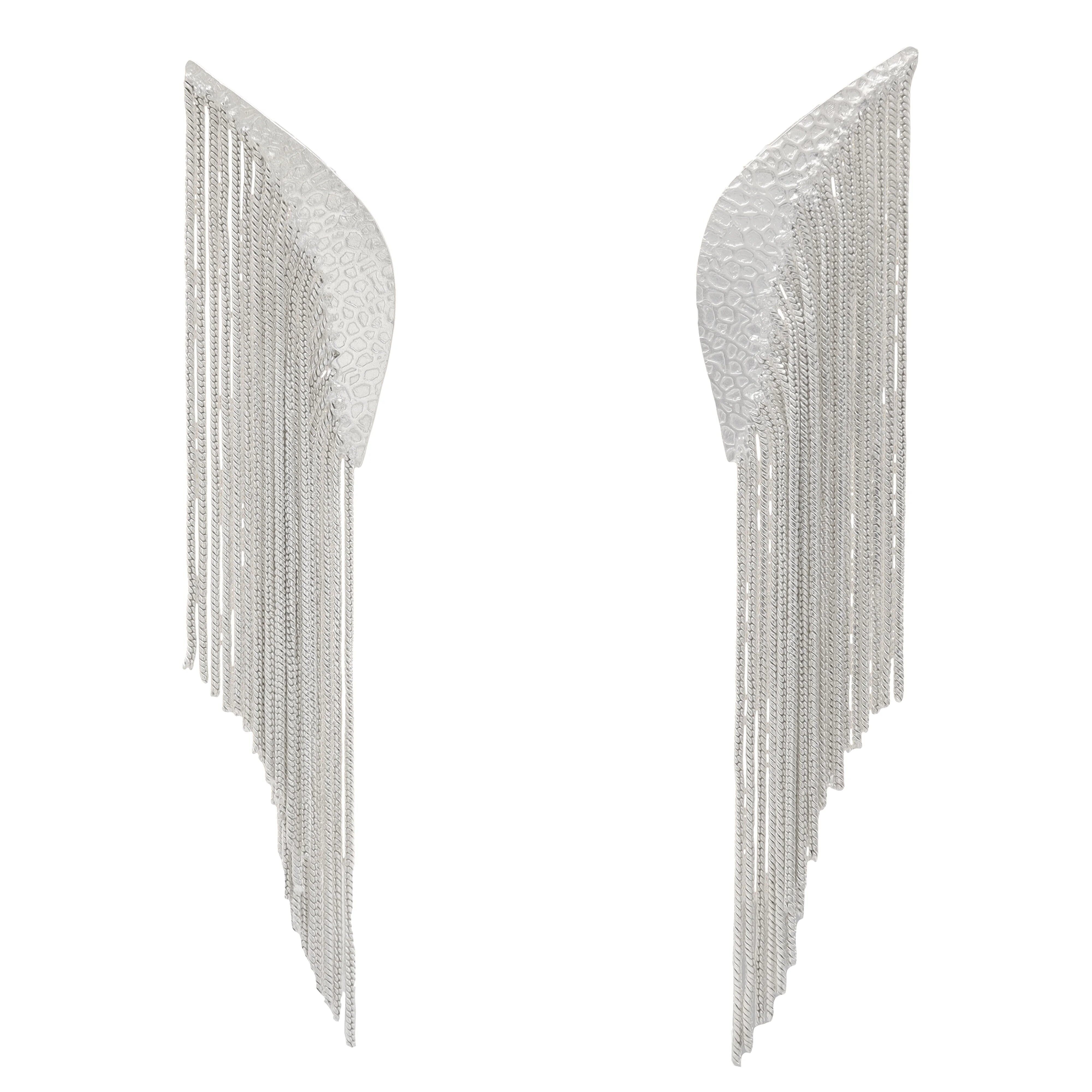 Dallas-Silberohrringe