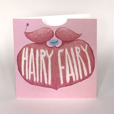 HAIRY FAIRY - wearable card