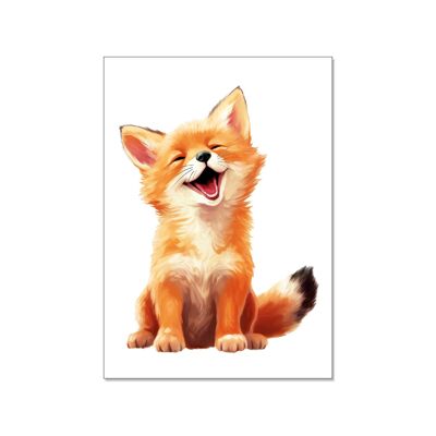 Postkarte hoch, Fuchs