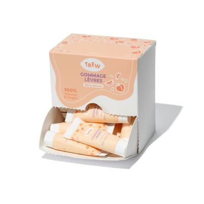 Dispenser of 12: Lip Scrub - White Peach 🍑