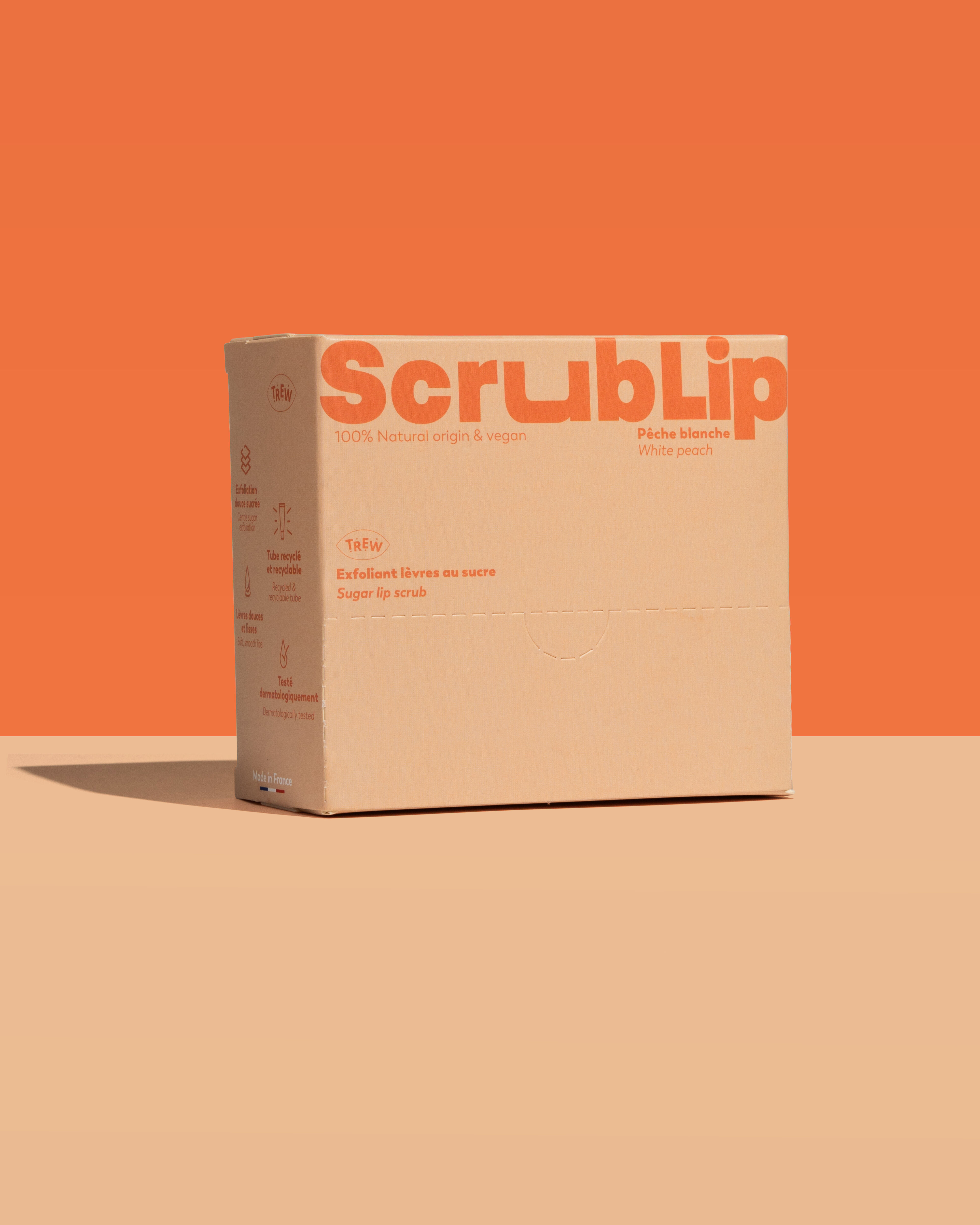 Dispenser of 12: Sugar Scrub - Lip Scrub - White Peach 🍑