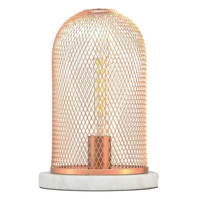 Lodi metal and marble lamp - Copper