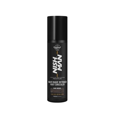 Correcteur de racines Nishman Hair Magic Retouch - Brun foncé