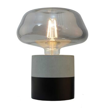 Lampe en béton bicolore Buzine 1