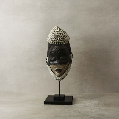 Beaded Punu Mask, Gabon - 6.3