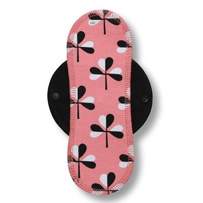 Liner Pink Clover Cotton (Eco, black wings) M