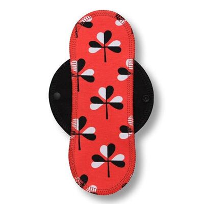 Liner Red Clover Cotton (Eco, black wings) M