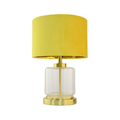 Lámpara de terciopelo Velours - Amarillo
