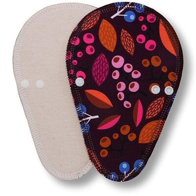 Liner Forest Berries Purple Cotton (Thong, Eco, white wings)