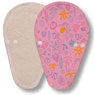 Liner Pink Coral Cotton (Thong, white wings)