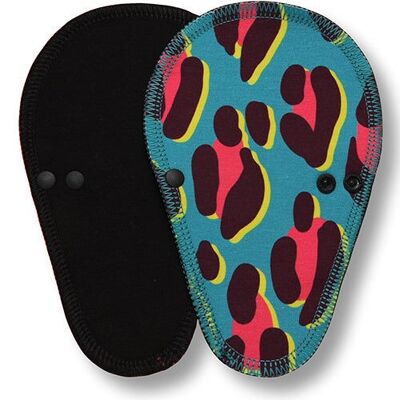Liner Cheetah Light Blue Cotton (Thong, Eco, black wings)