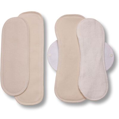 Serviettes d'incontinence réutilisables « super absorbantes »