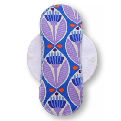 Pad Retro Purple Cotton (Eco, white wings)