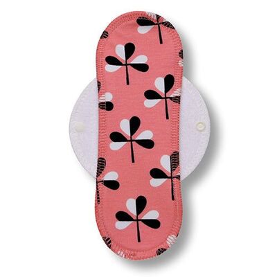 Pad Pink Clover Cotton (Eco, white wings)