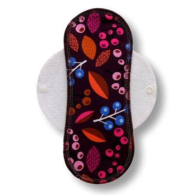 Pad Forest Berries Purple Cotton (Eco, white wings)