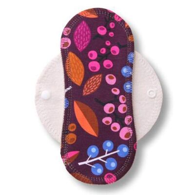 Liner Forest Berries Purple Cotton (Eco, white wings) S