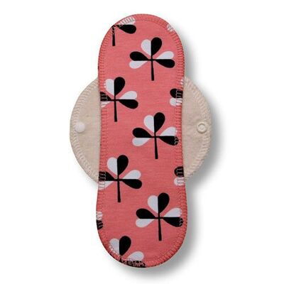 Liner Pink Clover Cotton (Eco, white wings) M