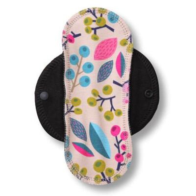 Doublure Forest Berries Beige Coton (Eco, ailes noires) S
