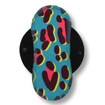 Doublure Cheetah Bleu Clair Coton (Eco, ailes noires) S