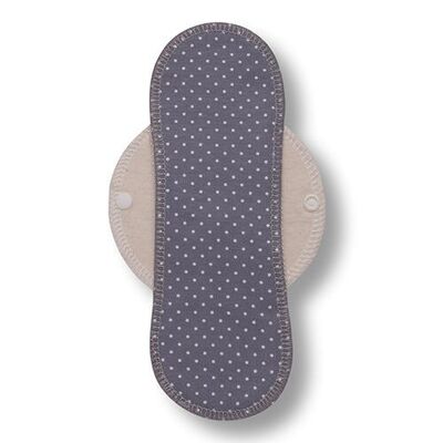 Liner Grey Dots Cotton (white wings) M