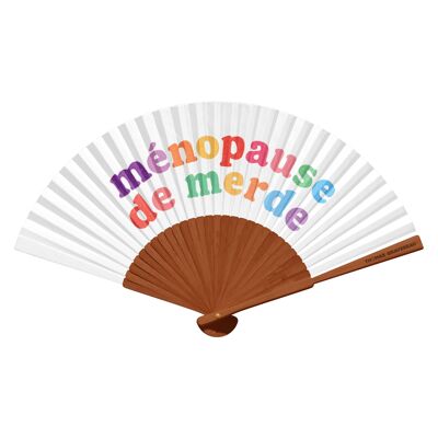 Éventail "Ménopause de merde"