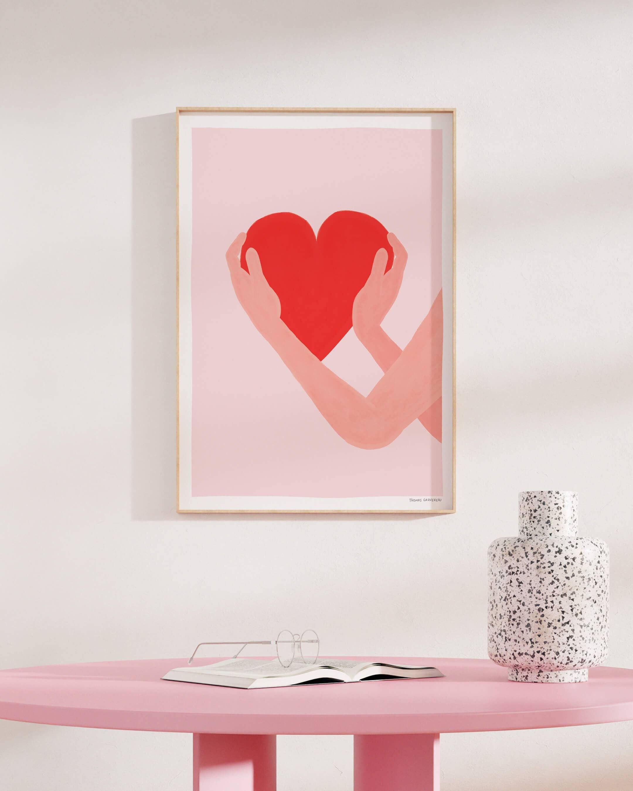 XXL-Poster „Mein Herz für Dich“ (50 x 70 cm)