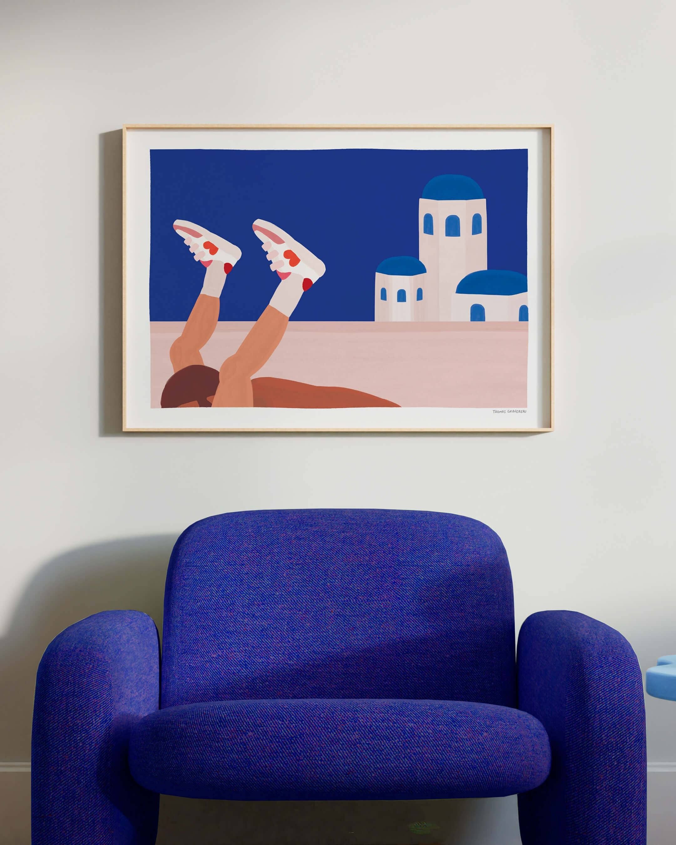 XXL-Poster „Liebe auf Mykonos“ (50 x 70cm)