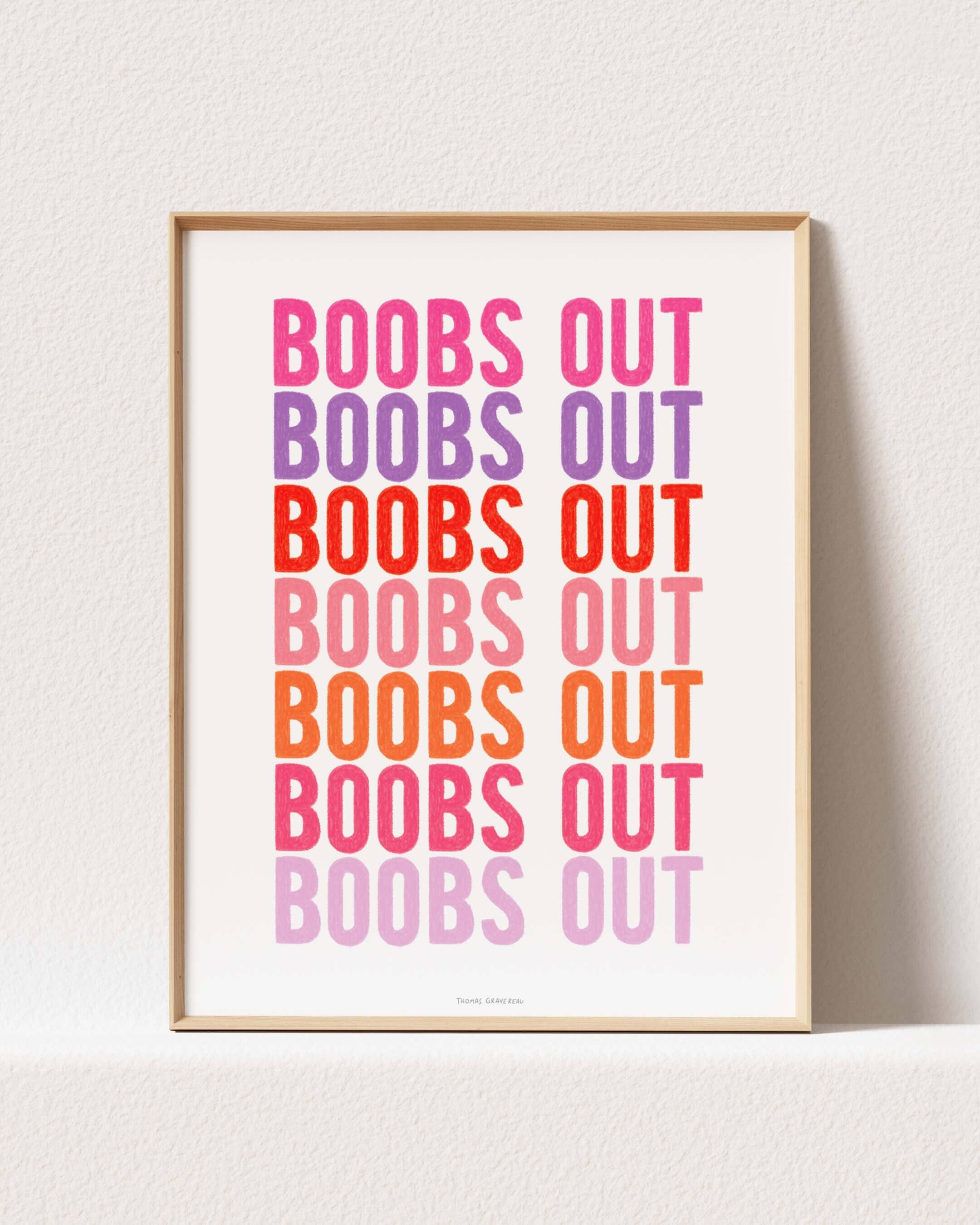 Poster "Brüste raus" (A3)