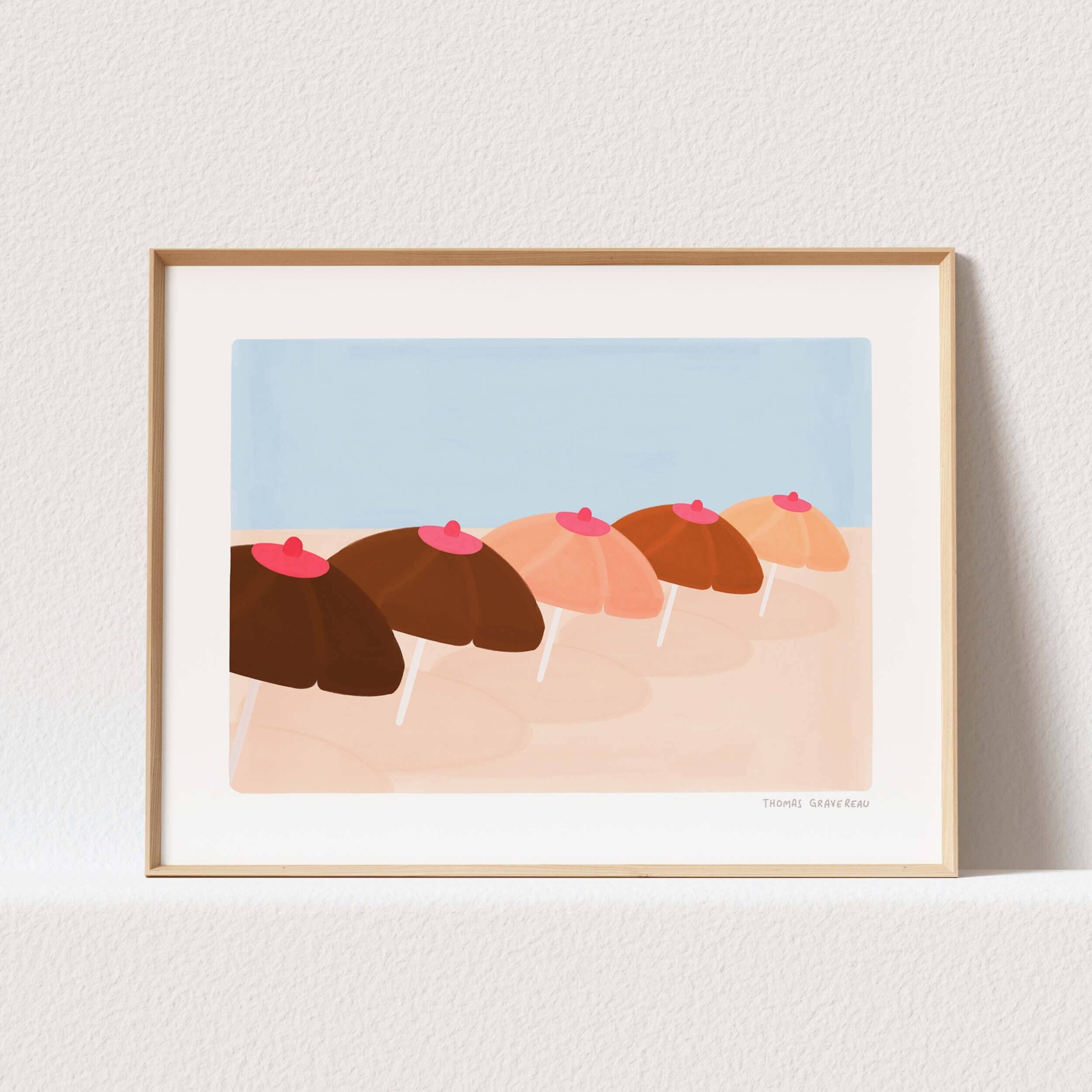 Kunstdruck "Seins-Tropez" (A3)