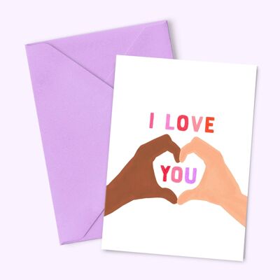 Biglietto "ti amo".
