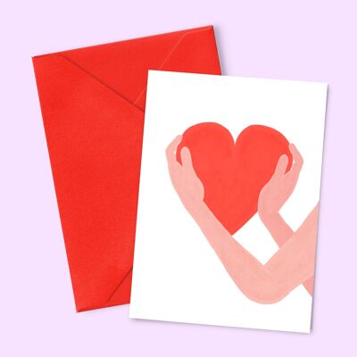 Carte "Mon coeur pour toi"