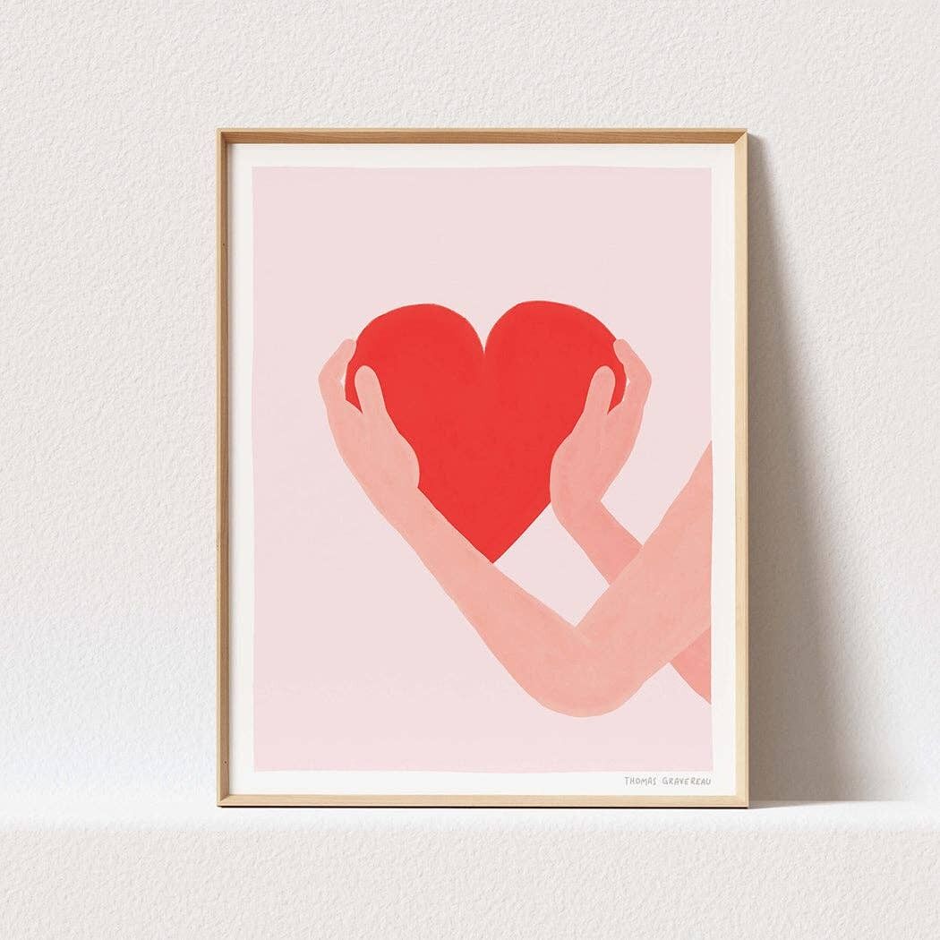 Kunstdruck "Mein Herz für Dich" (A3)