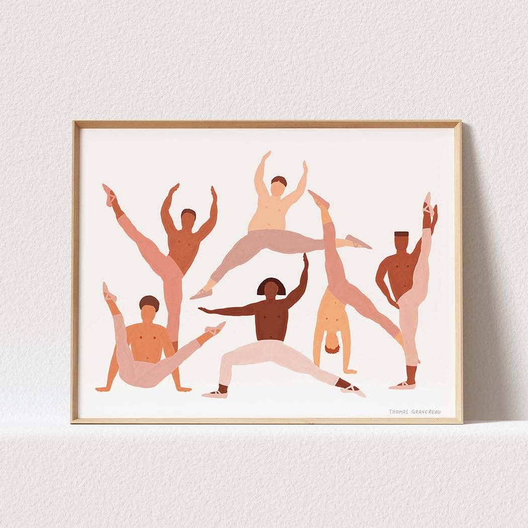 Stampa artistica "Dancing Queen - Ballerine" (A3)