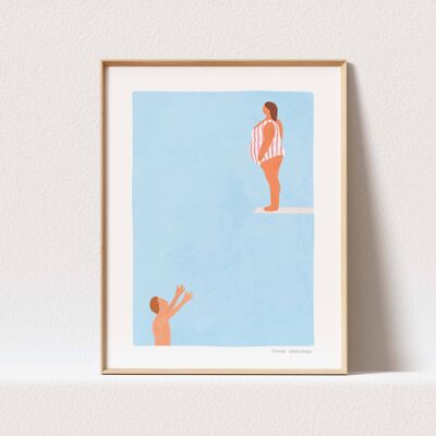 Stampa artistica "Il grande salto" (A3)