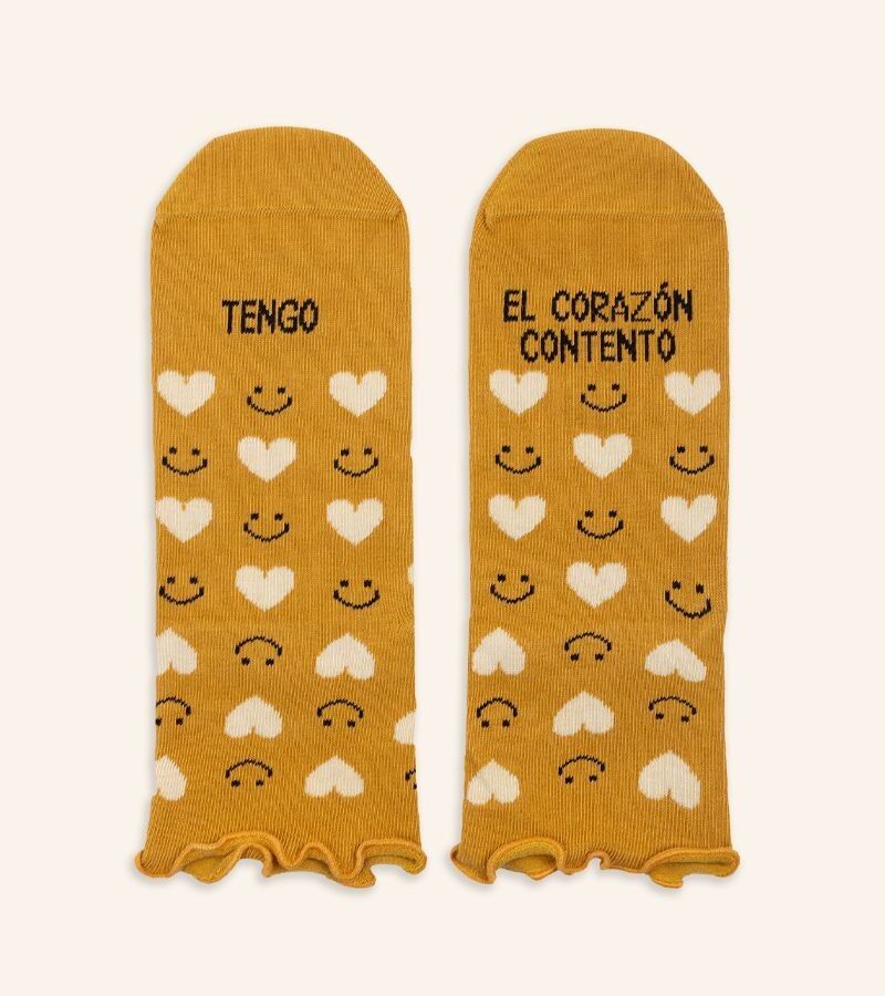 Chaussettes « Mon cœur est heureux »