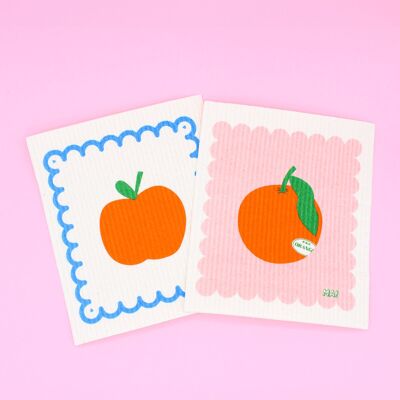 Cuadrados de esponja ecológicos - juego de 2
