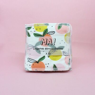 10 makeup remover cotton pads - mandarins