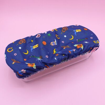 Charlotte couvre plat cake - coton enduit