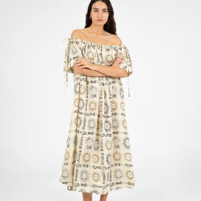 Soleil Sun-Printed Maxi Dress