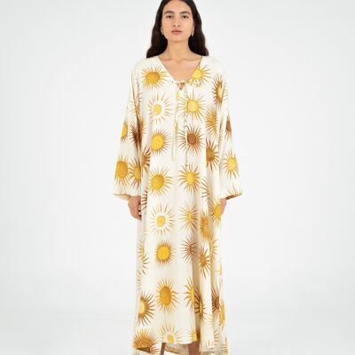 Marisol Sun-Printed Maxi Dress